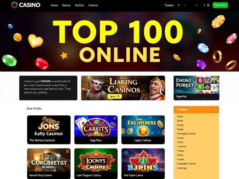 Explore the latest list of the top 100 online casinos, featuring expert reviews, bonuses, game variety, and security ratings for players seeking real money gambling.